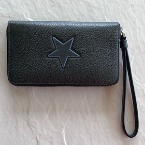 NWOT Coach Wallet w/ Glitter Star Patch